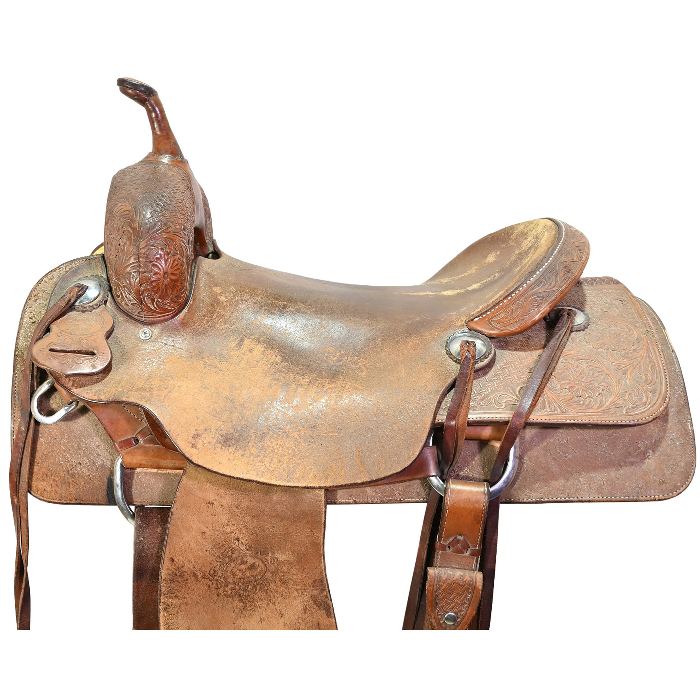 Used 16.5" Don Gonzales Cutting Saddle