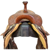 Used 16.5" Don Gonzales Cutting Saddle