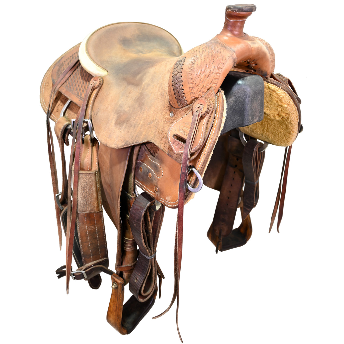 Used 16.5" DW Dixon Ranch Roping Saddle
