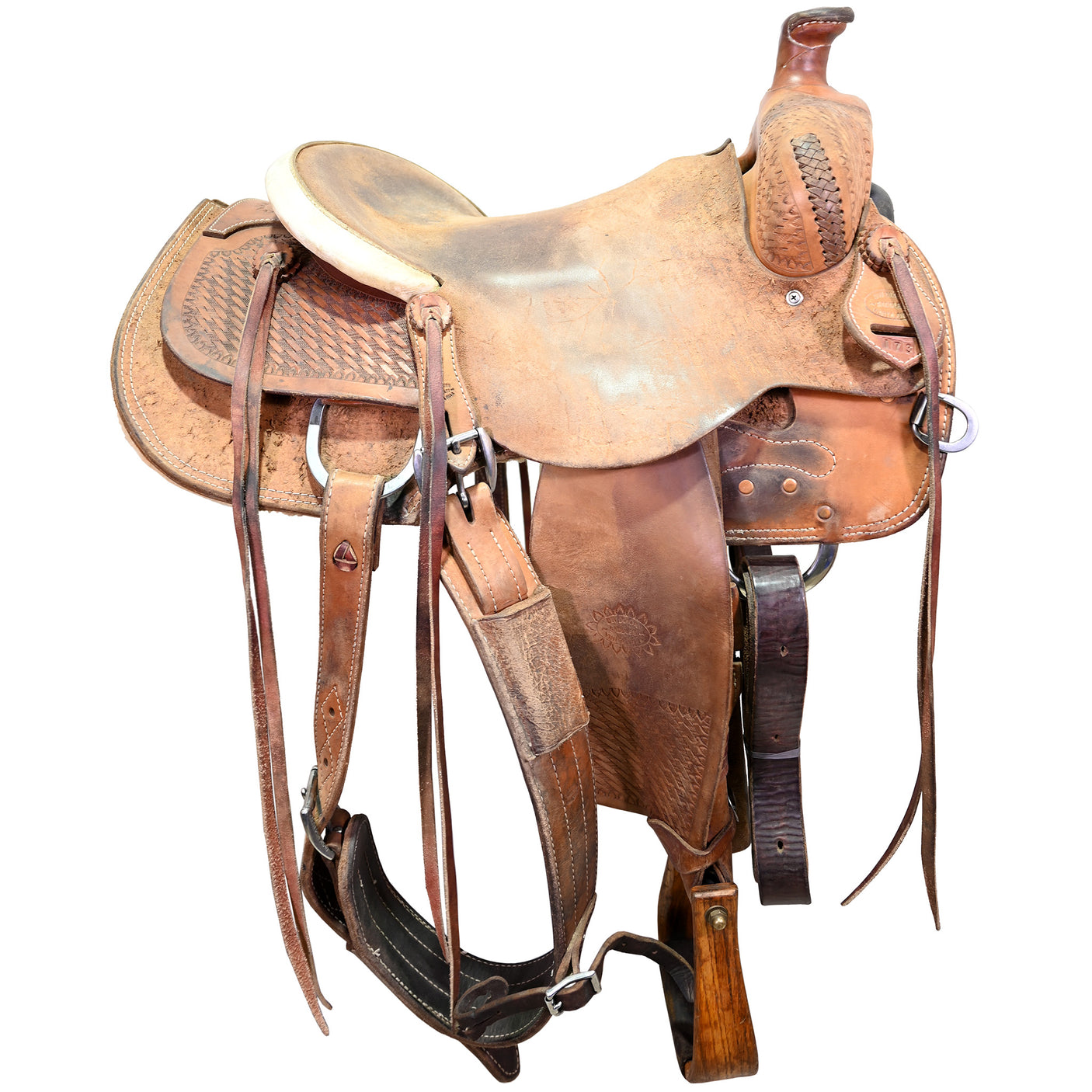 Used 16.5" DW Dixon Ranch Roping Saddle