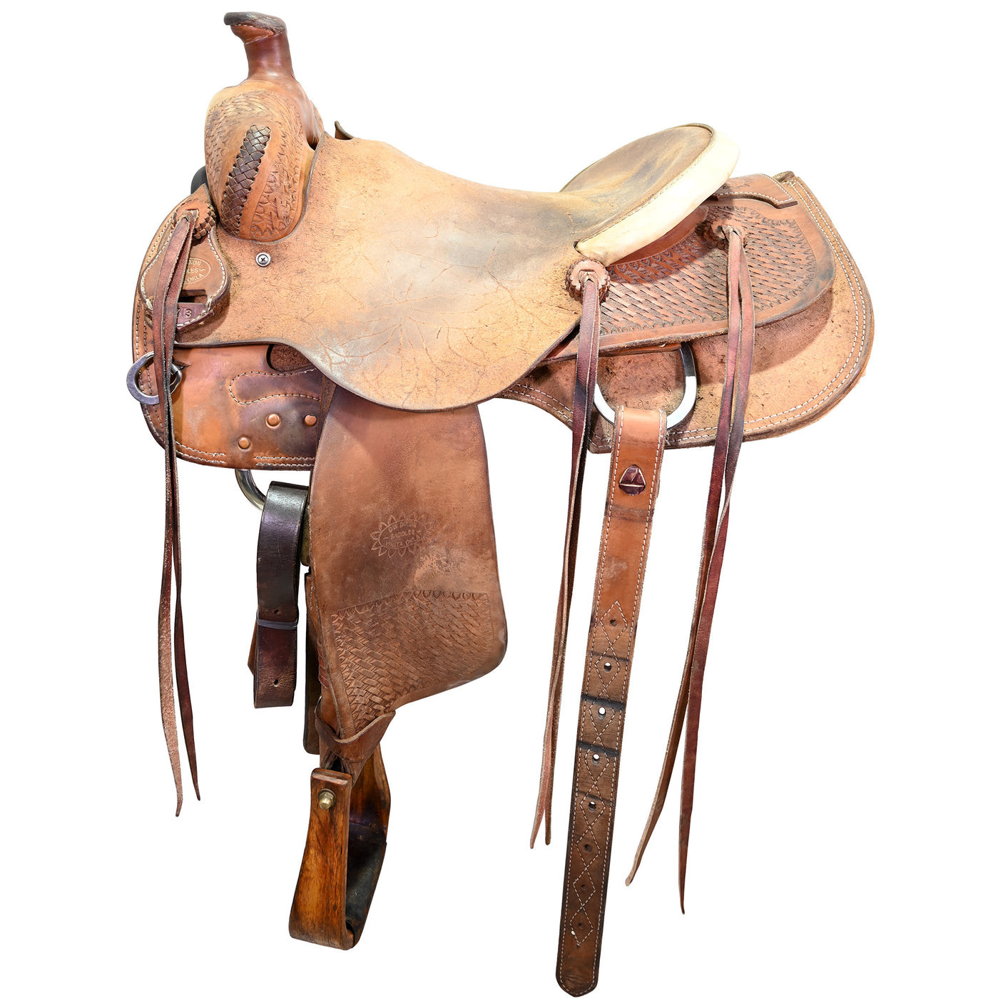 Used 16.5" DW Dixon Ranch Roping Saddle