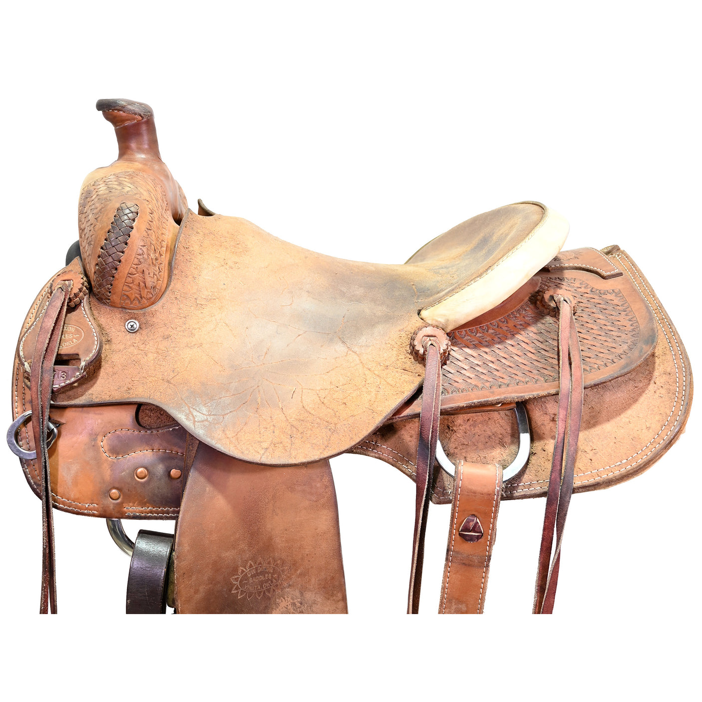 Used 16.5" DW Dixon Ranch Roping Saddle