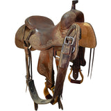 Used 16.5" Hud Roberts Signature Series Ranch Cutting Saddle