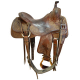 Used 16.5" Hud Roberts Signature Series Ranch Cutting Saddle