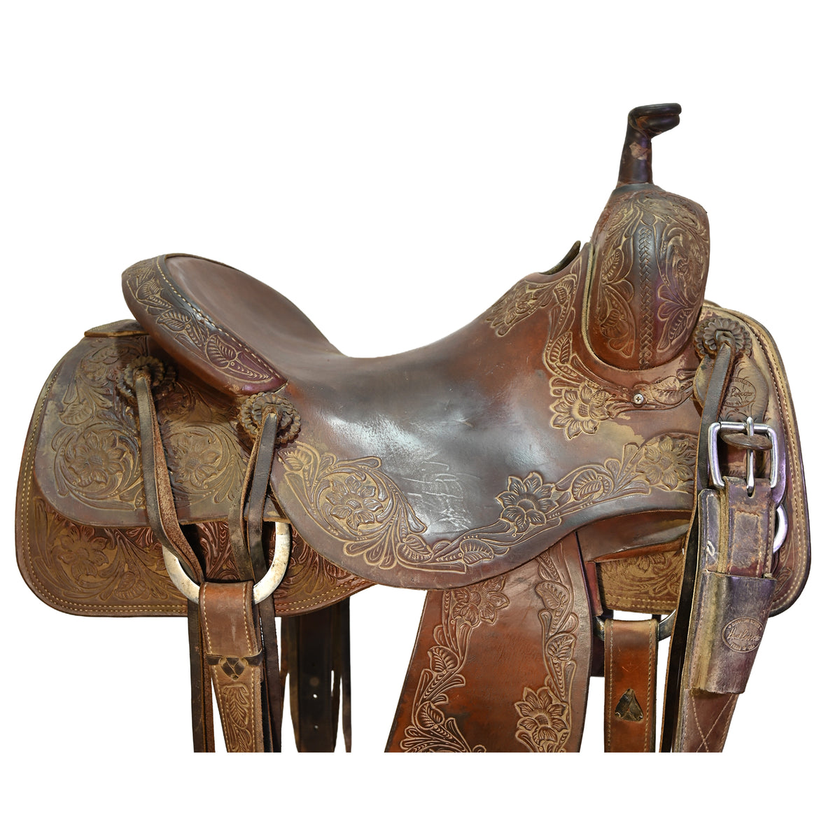 Used 16.5" Hud Roberts Signature Series Ranch Cutting Saddle