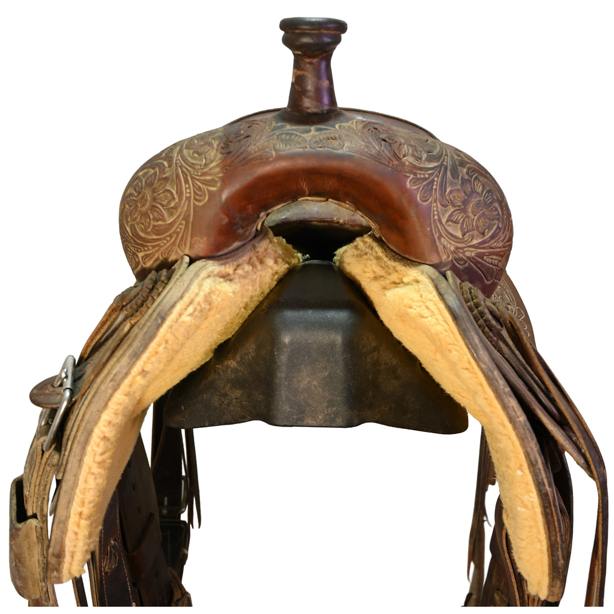 Used 16.5" Hud Roberts Signature Series Ranch Cutting Saddle