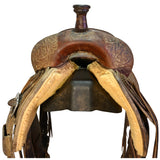 Used 16.5" Hud Roberts Signature Series Ranch Cutting Saddle