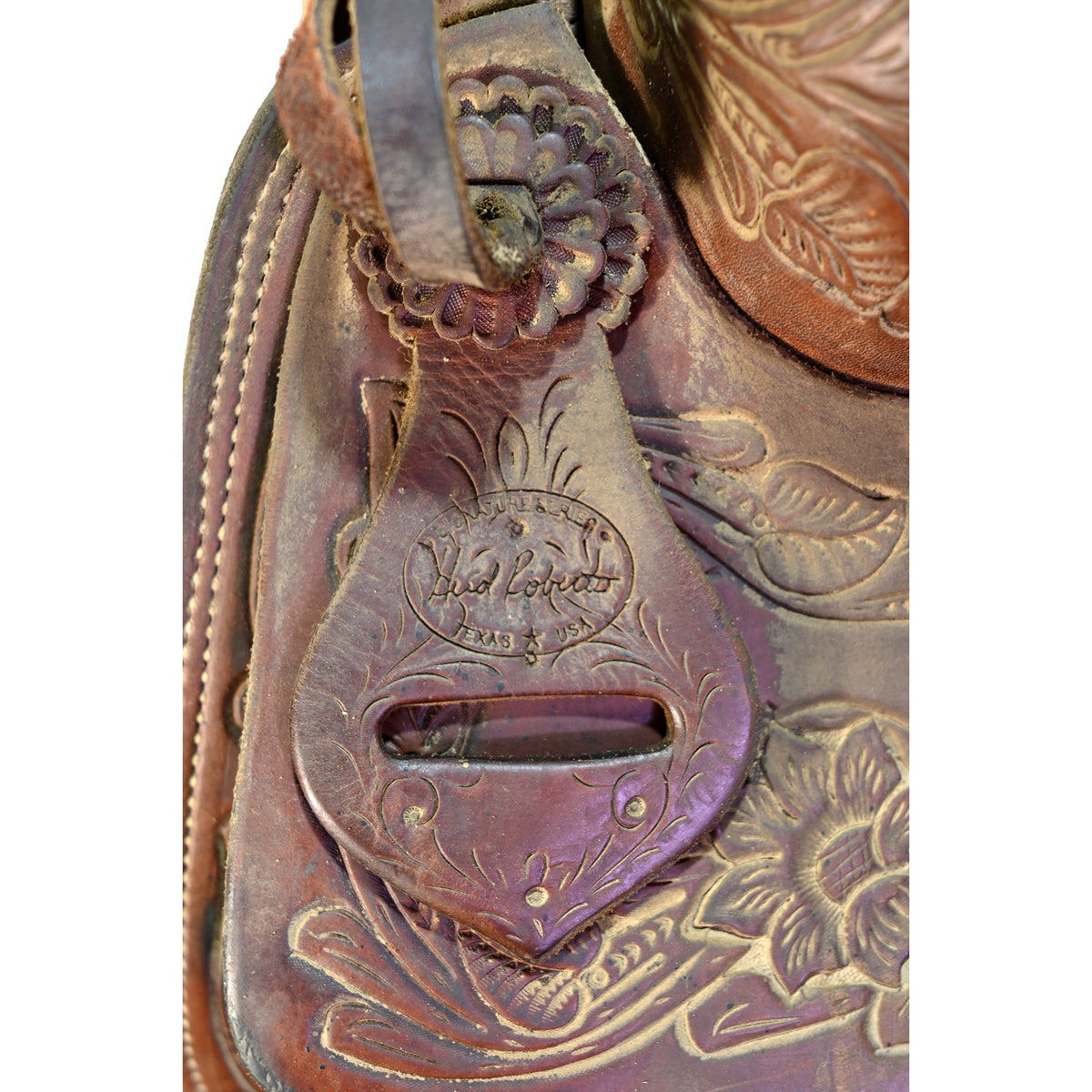 Used 16.5" Hud Roberts Signature Series Ranch Cutting Saddle