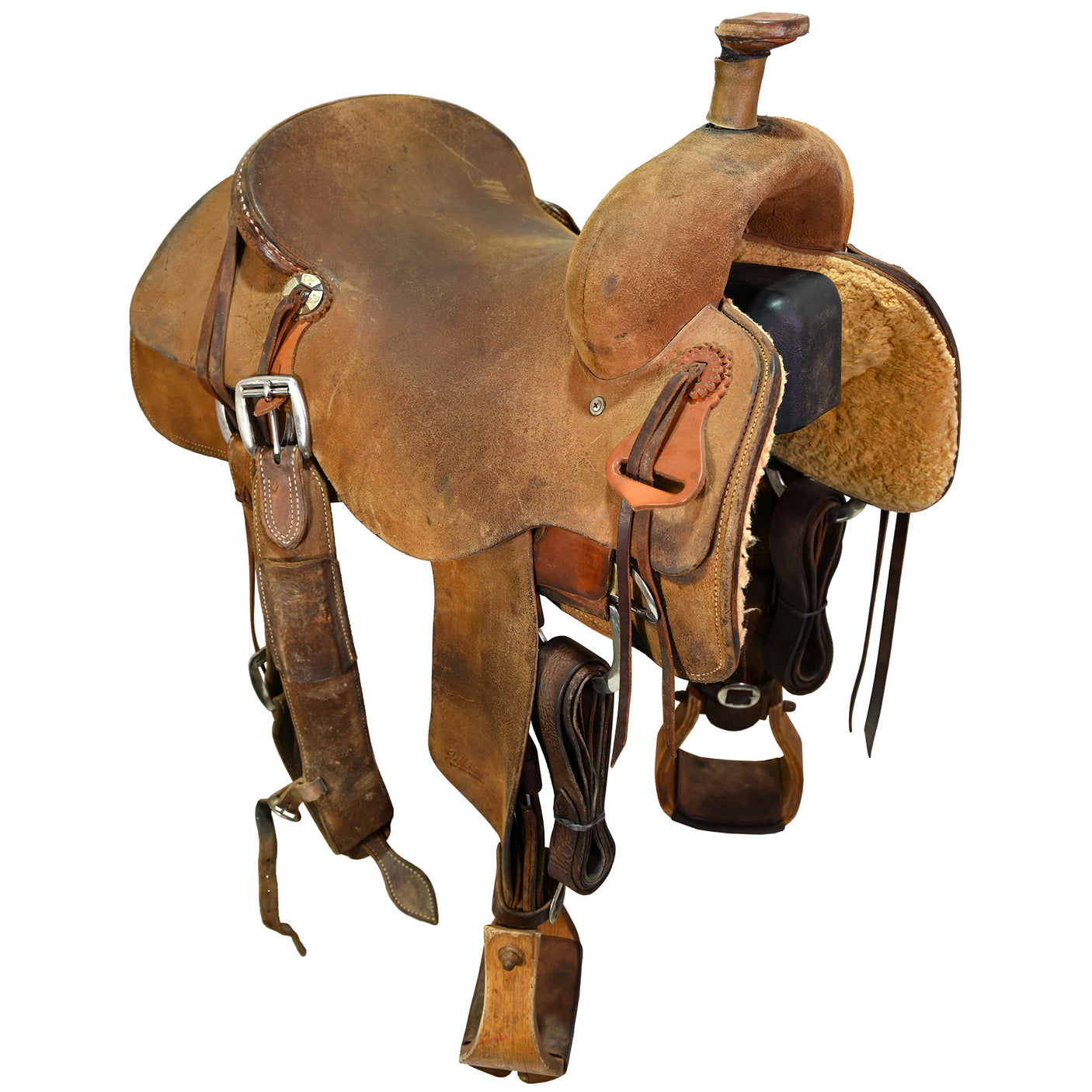 Used 16.5" Jeff Smith Ranch Cutting Saddle