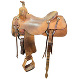 Used 16.5" Jeff Smith Ranch Cutting Saddle