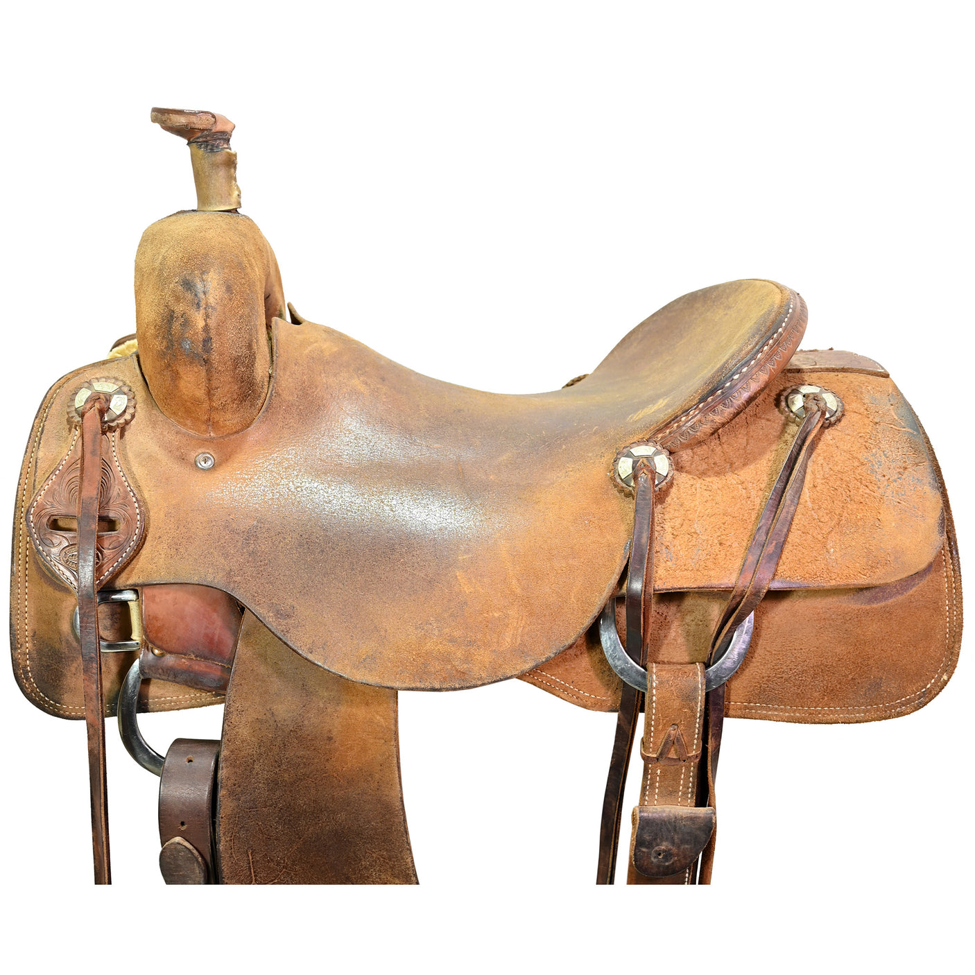 Used 16.5" Jeff Smith Ranch Cutting Saddle
