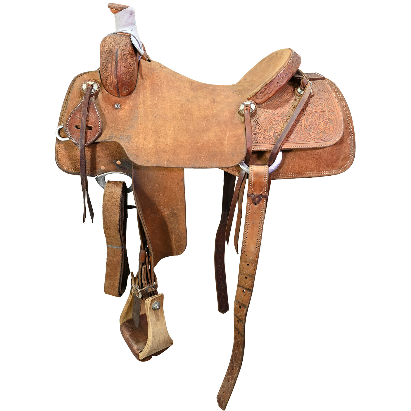 Used 16.5" Luke Lane Ranch Cutting Saddle