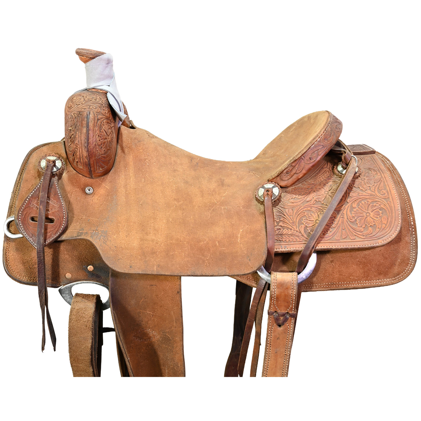 Used 16.5" Luke Lane Ranch Cutting Saddle