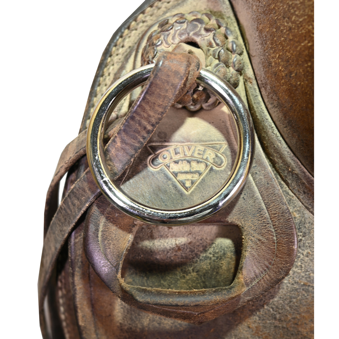 Used 16.5" Oliver Saddle Shop Ranch Saddle