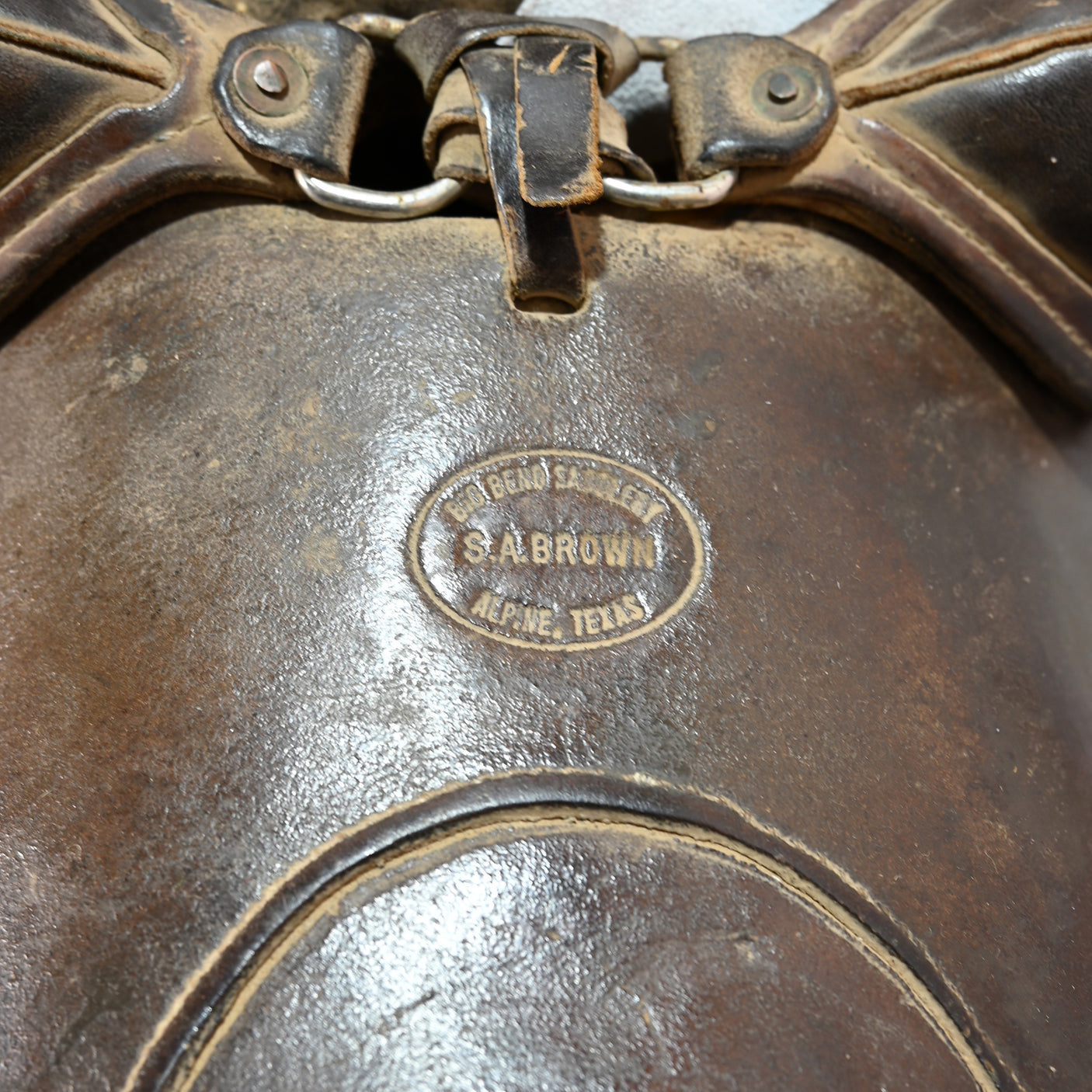 Used 16" Big Bend S.A. Brown Wade Ranch Saddle