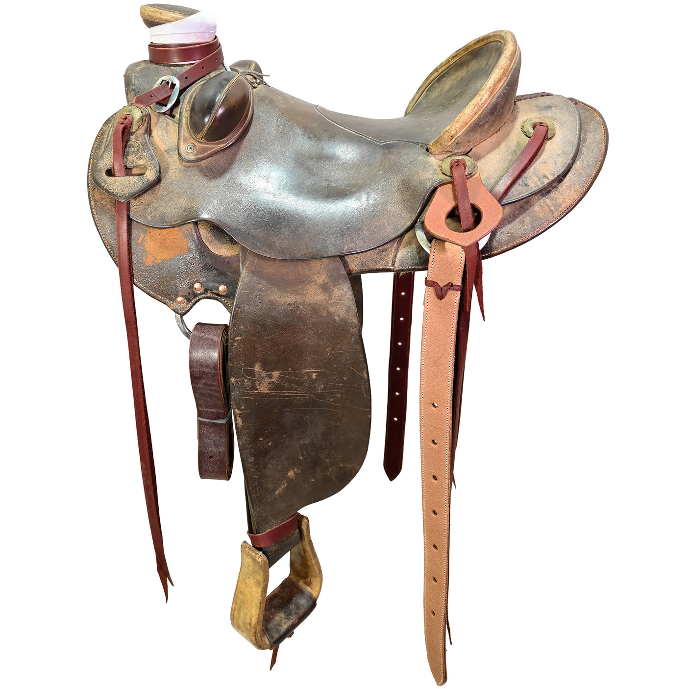 Used 16" Big Bend S.A. Brown Wade Ranch Saddle