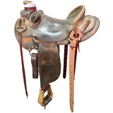 Used 16" Big Bend S.A. Brown Wade Ranch Saddle