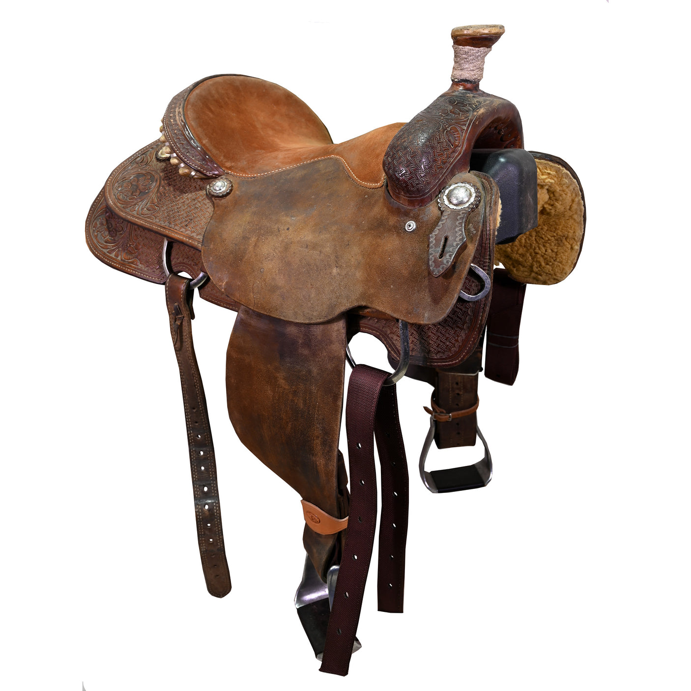 Used 16" Coolhorse Team Roping Saddle