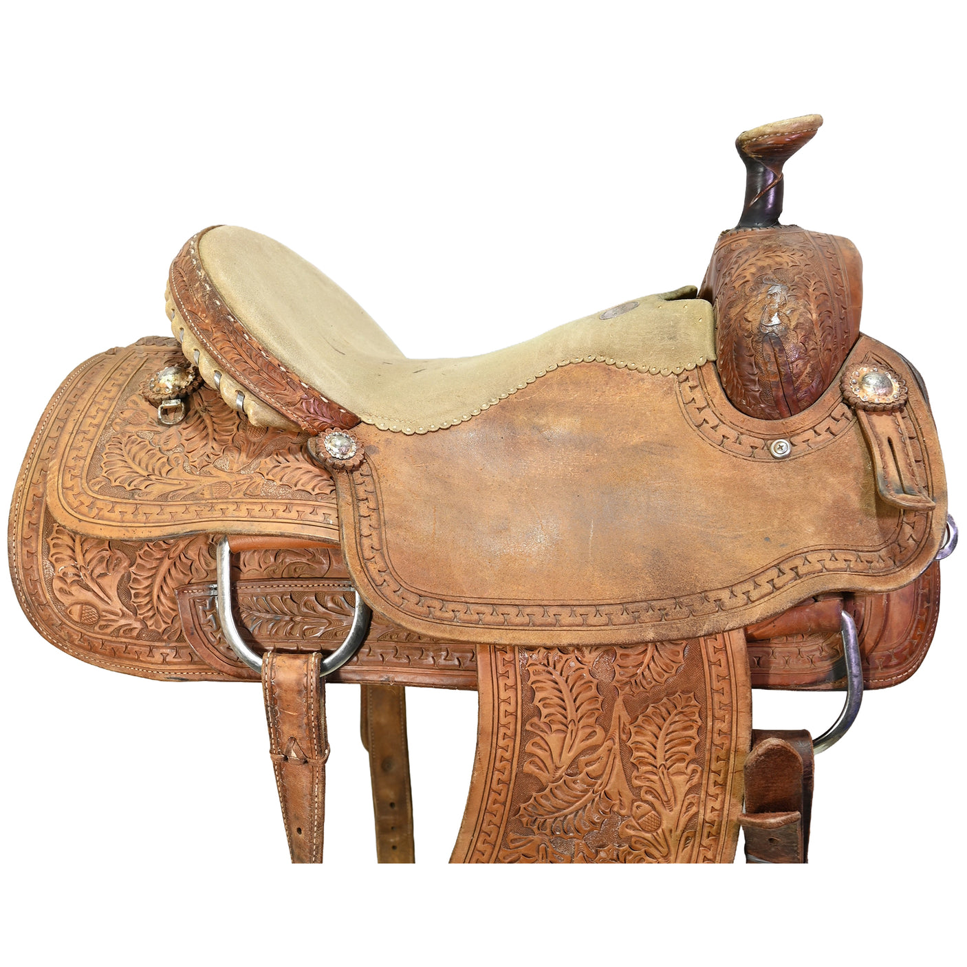 Used 16" Court's Team Roping Saddle