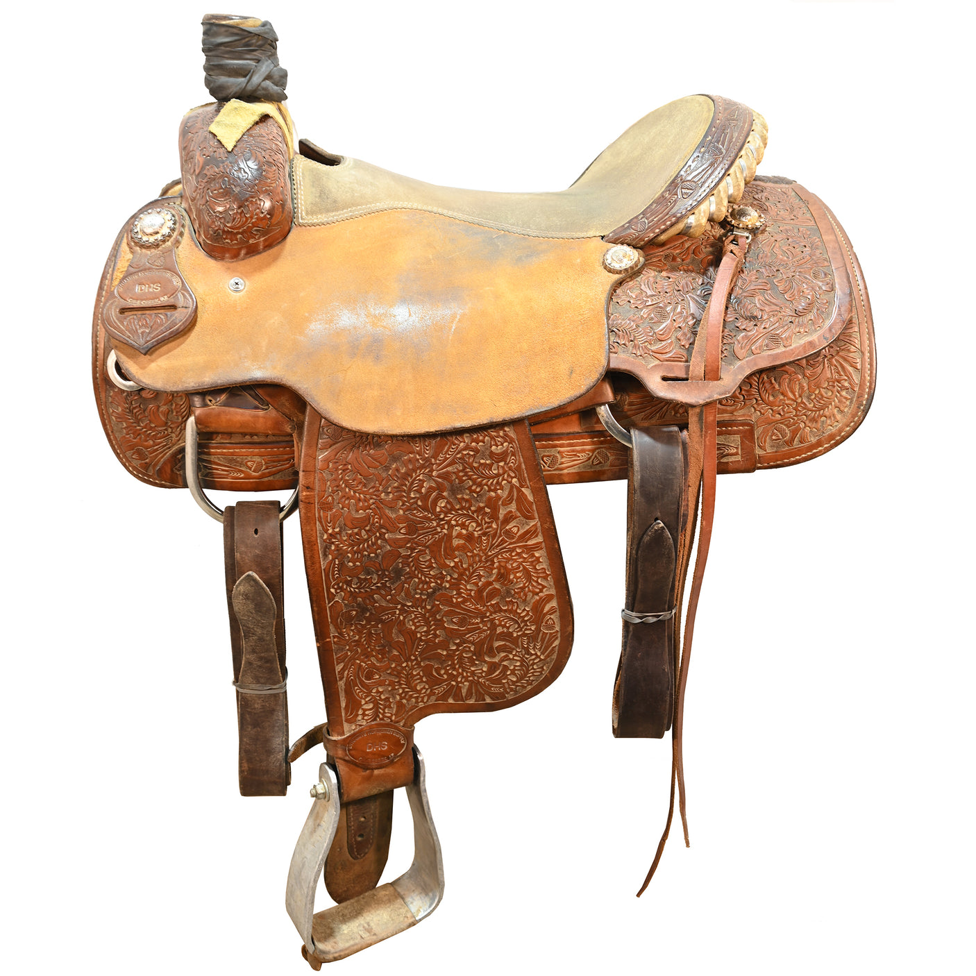 SOLD! Used 16" DHS Team Roping Saddle