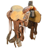 SOLD! Used 16" DHS Team Roping Saddle