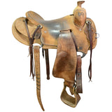 Used 16" Cactus Ranch Saddle