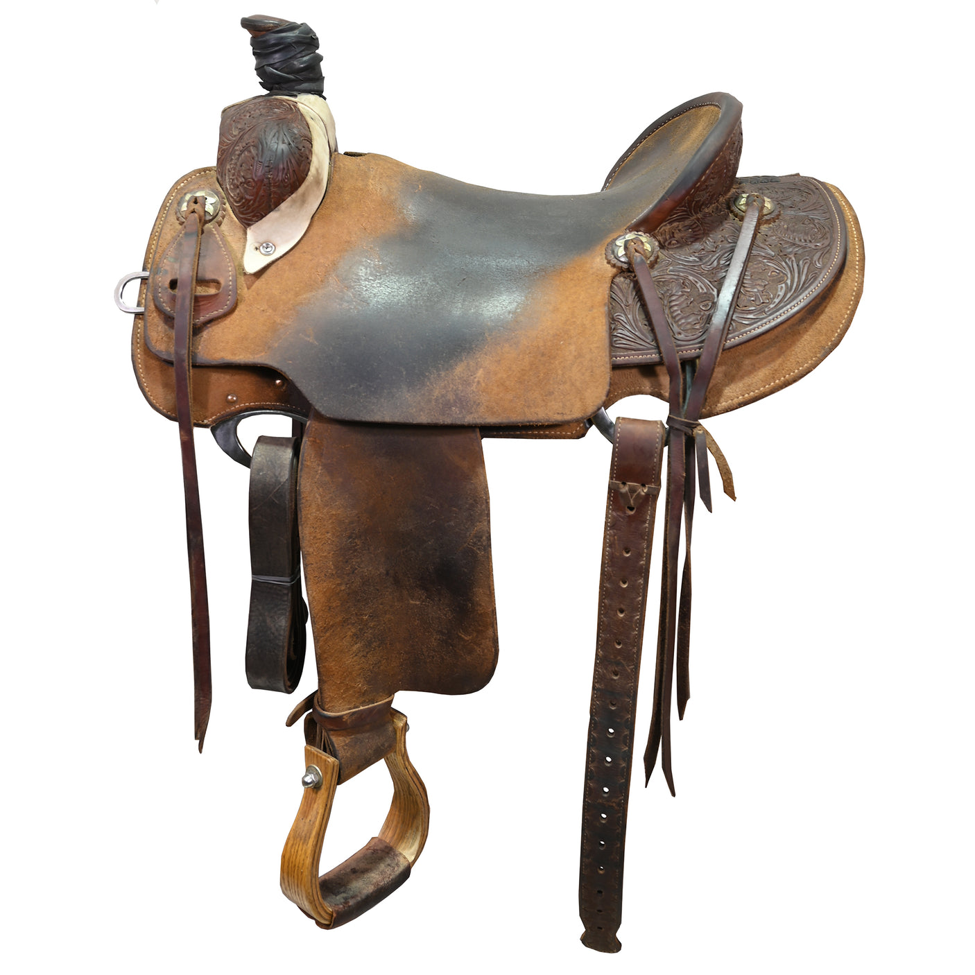 Used 16" Cactus Amarillo Roper Ranch Saddle