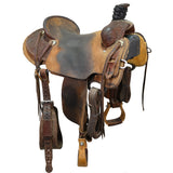 Used 16" Cactus Amarillo Roper Ranch Saddle