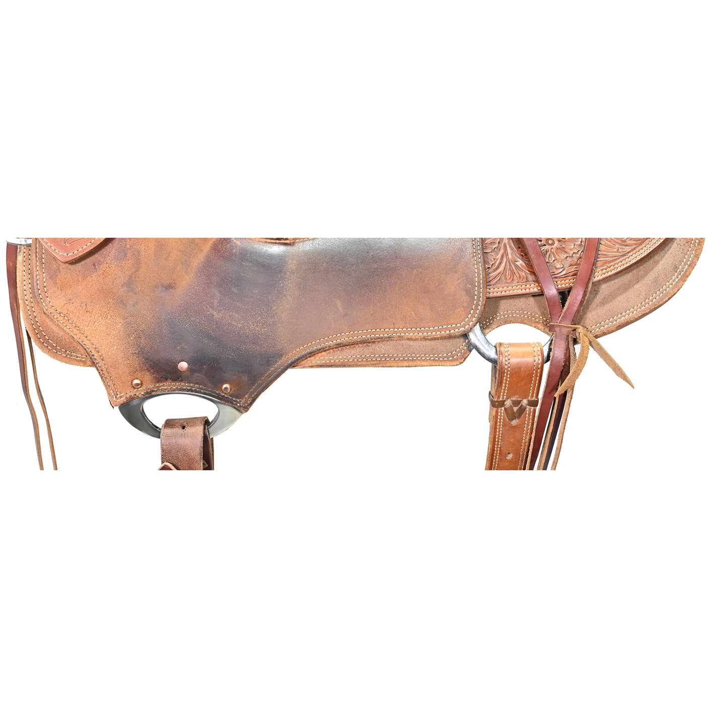 SOLD! Used 16" Cactus Amarillo Roper Ranch Saddle