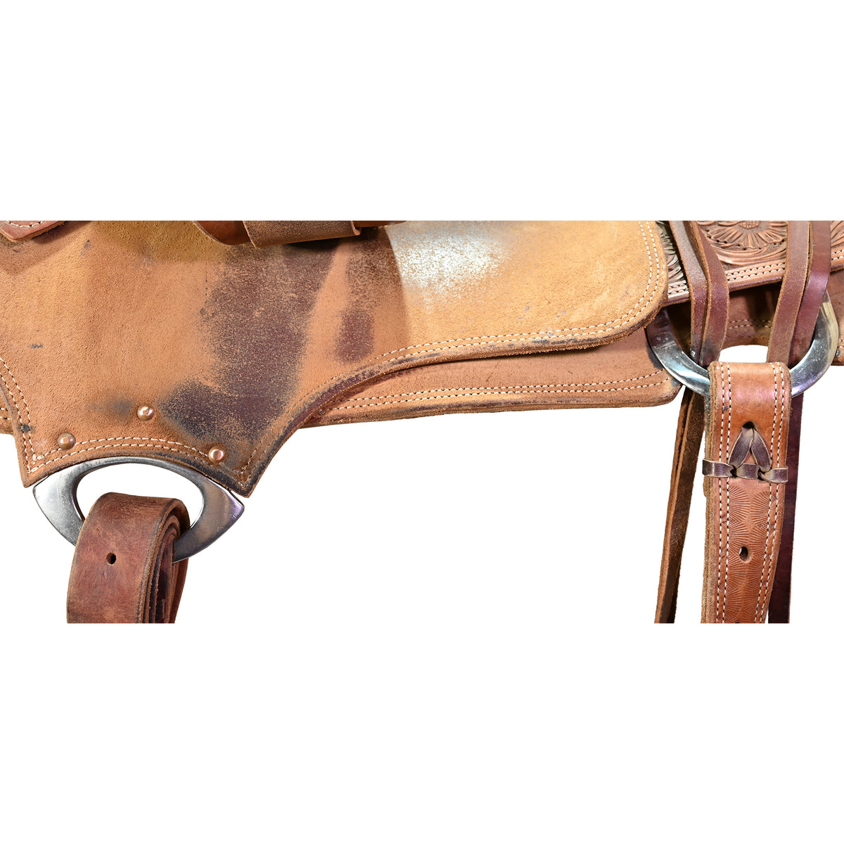 Used 16" Cactus Amarillo Roper Saddle