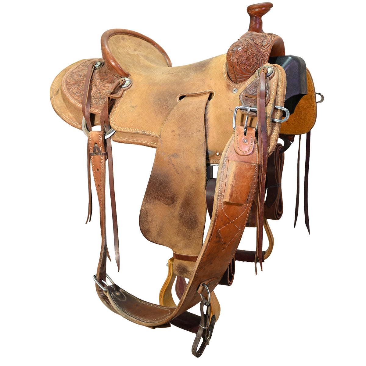 Used 16" Cactus Amarillo Roper Saddle