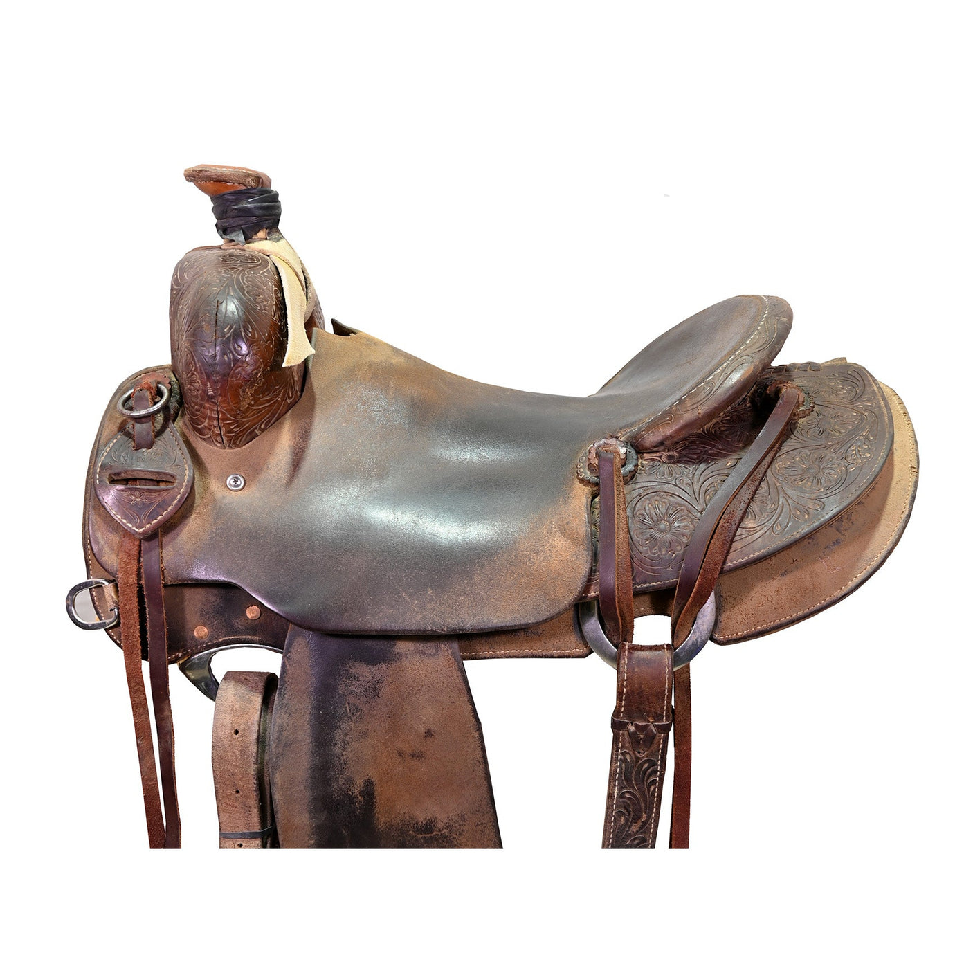 Used 16" Cactus Ranch Saddle with Lewis Tree