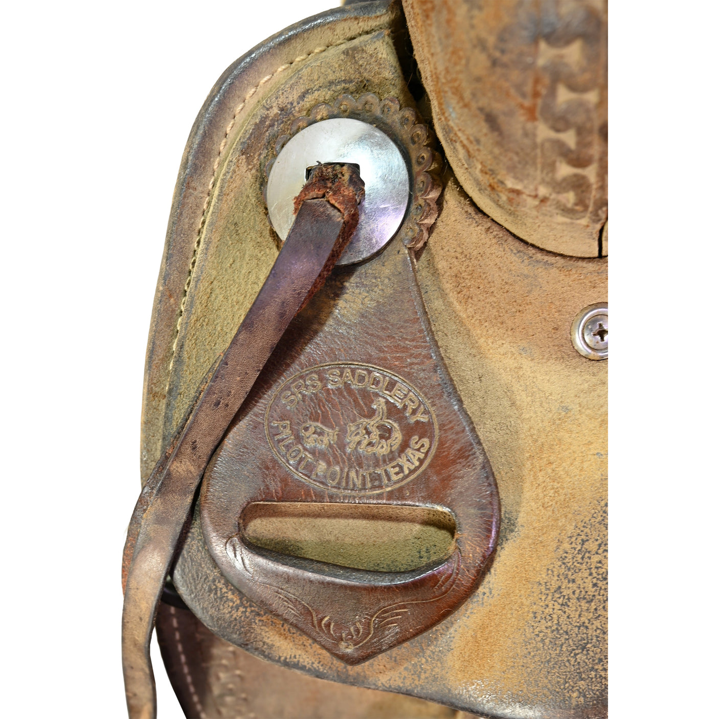 Used 16" SRS Ranch Roping Saddle