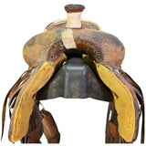 Used 16" SRS Ranch Roping Saddle