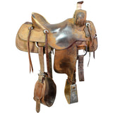Used 16" SRS Ranch Roping Saddle