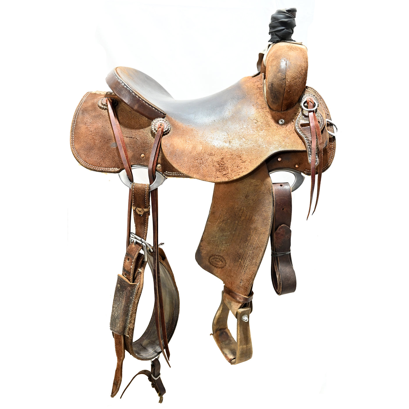 Used 16" South Texas Tack Ranch Cutting Saddle