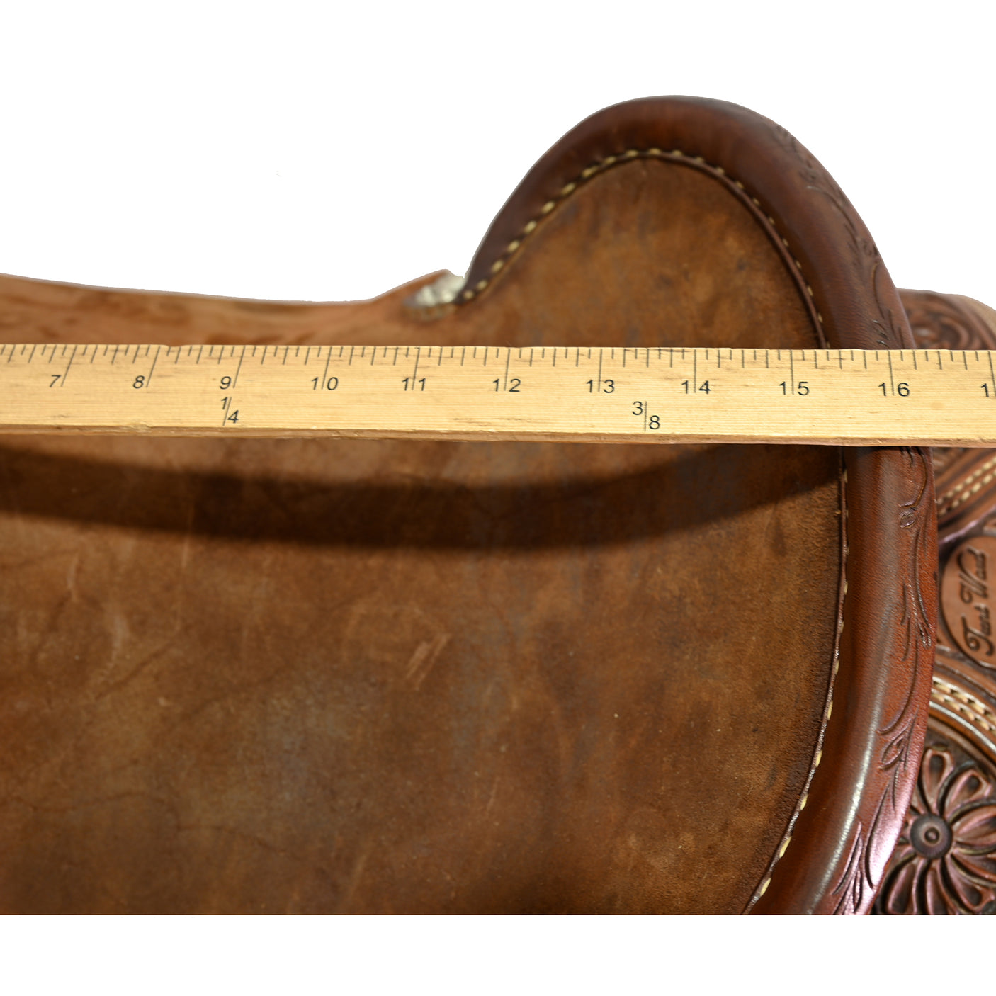 Used 15.75" Trent Ward Team Roping Saddle