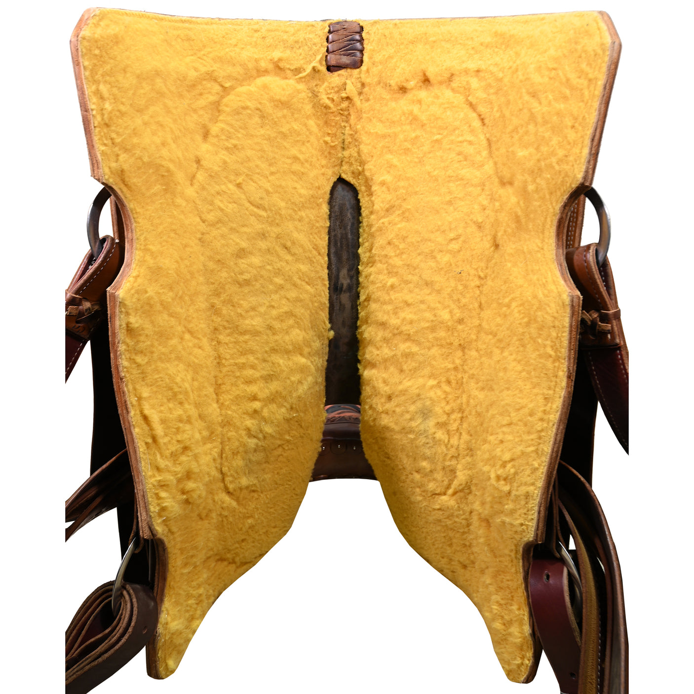Used 15.75" Trent Ward Team Roping Saddle