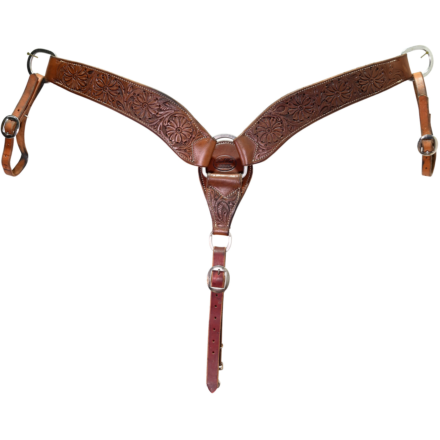 Used 15.75" Trent Ward Team Roping Saddle
