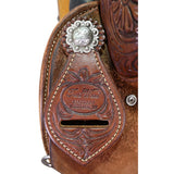 Used 15.75" Trent Ward Team Roping Saddle