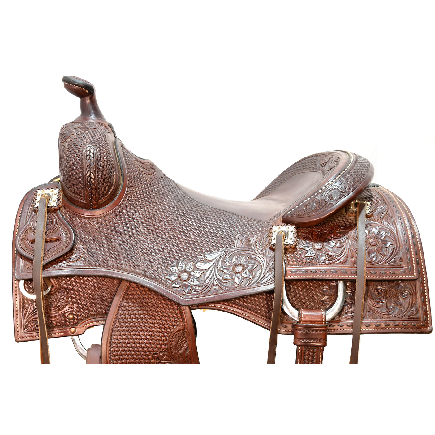 SALE PENDING! Used 17" Capo Custom Reining Saddle