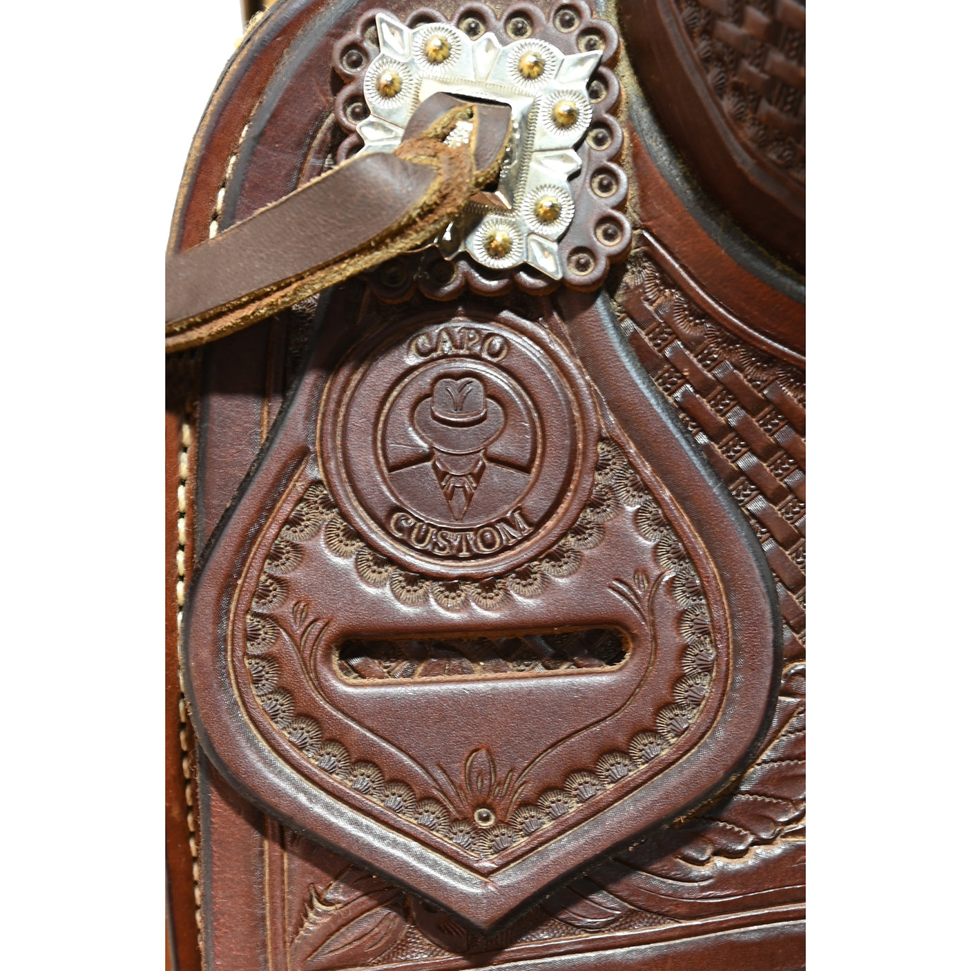 SALE PENDING! Used 17" Capo Custom Reining Saddle