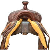 SALE PENDING! Used 17" Capo Custom Reining Saddle