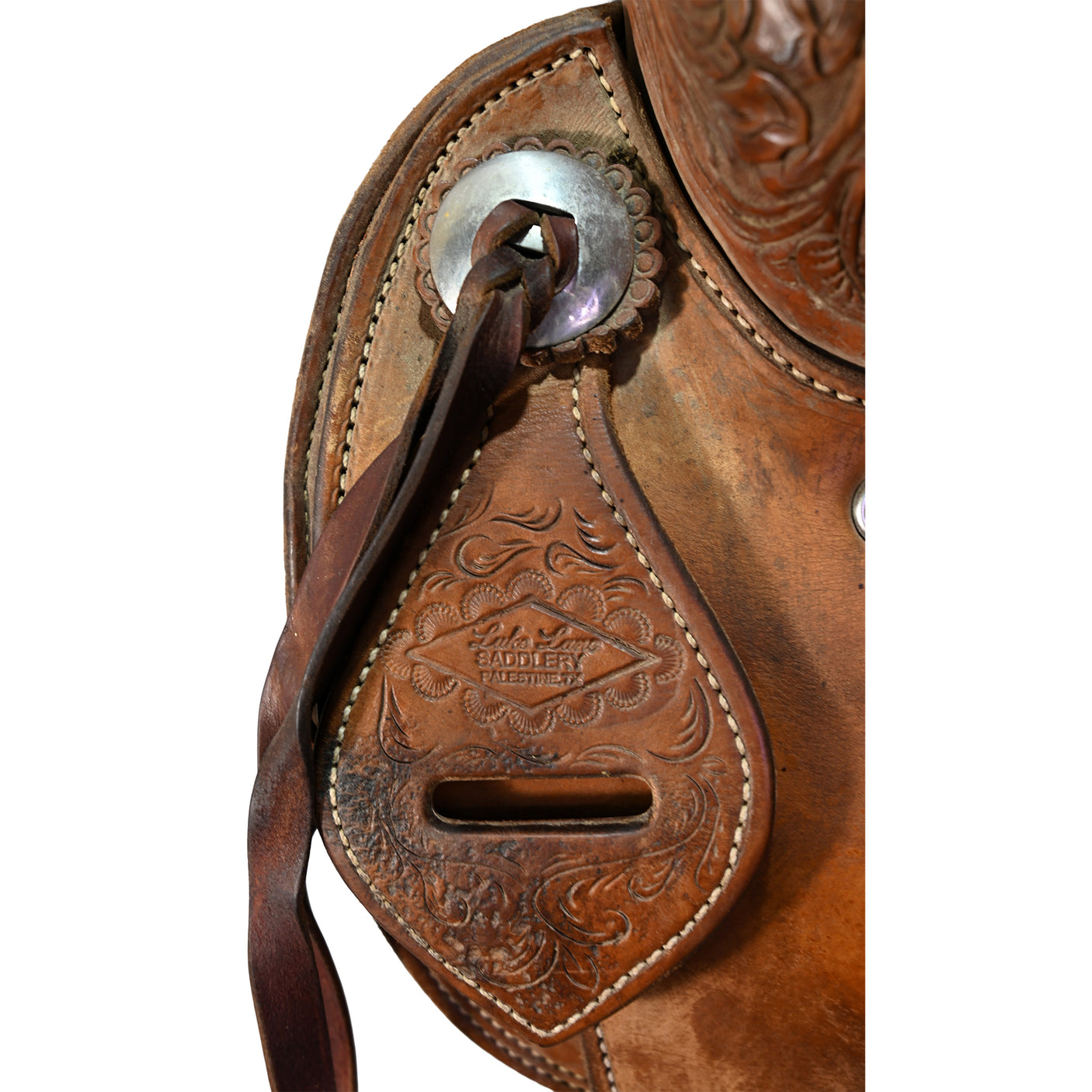 Used 17" Luke Lane Cutting Saddle