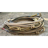 THREE (3) Used Lariat Team Ropes Good For Decor or Roping Practice 30' to 35'