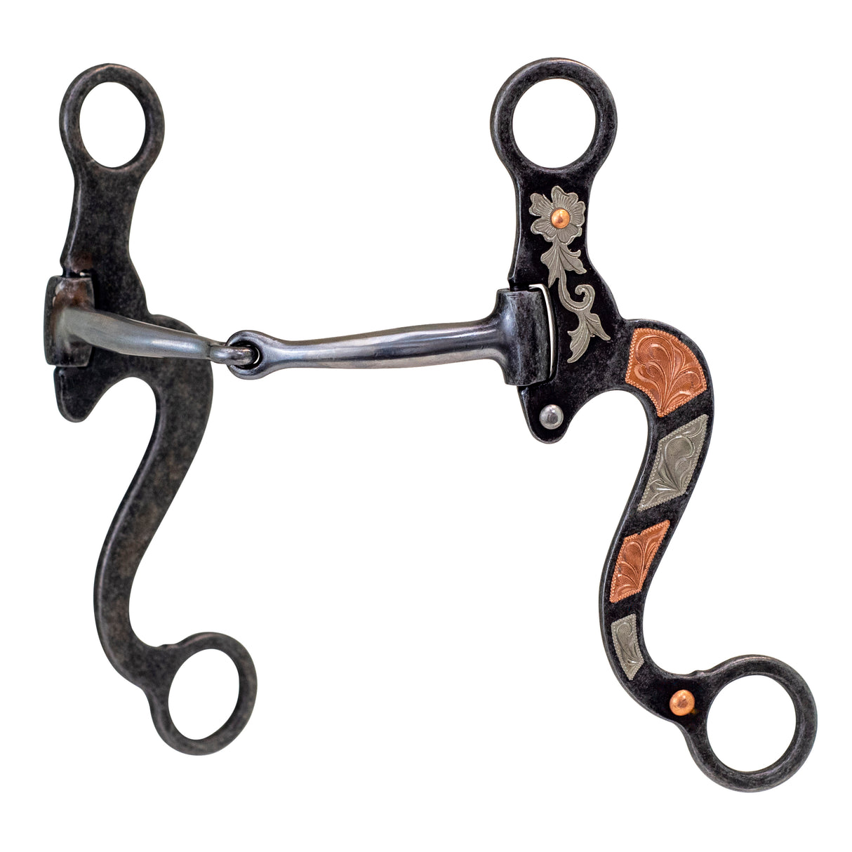 Partrade Metalab Texas Daisy Snaffle Bit