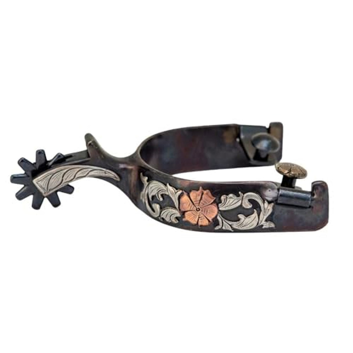 Partrade Cowboy Tack Men's Desert Rose Spurs