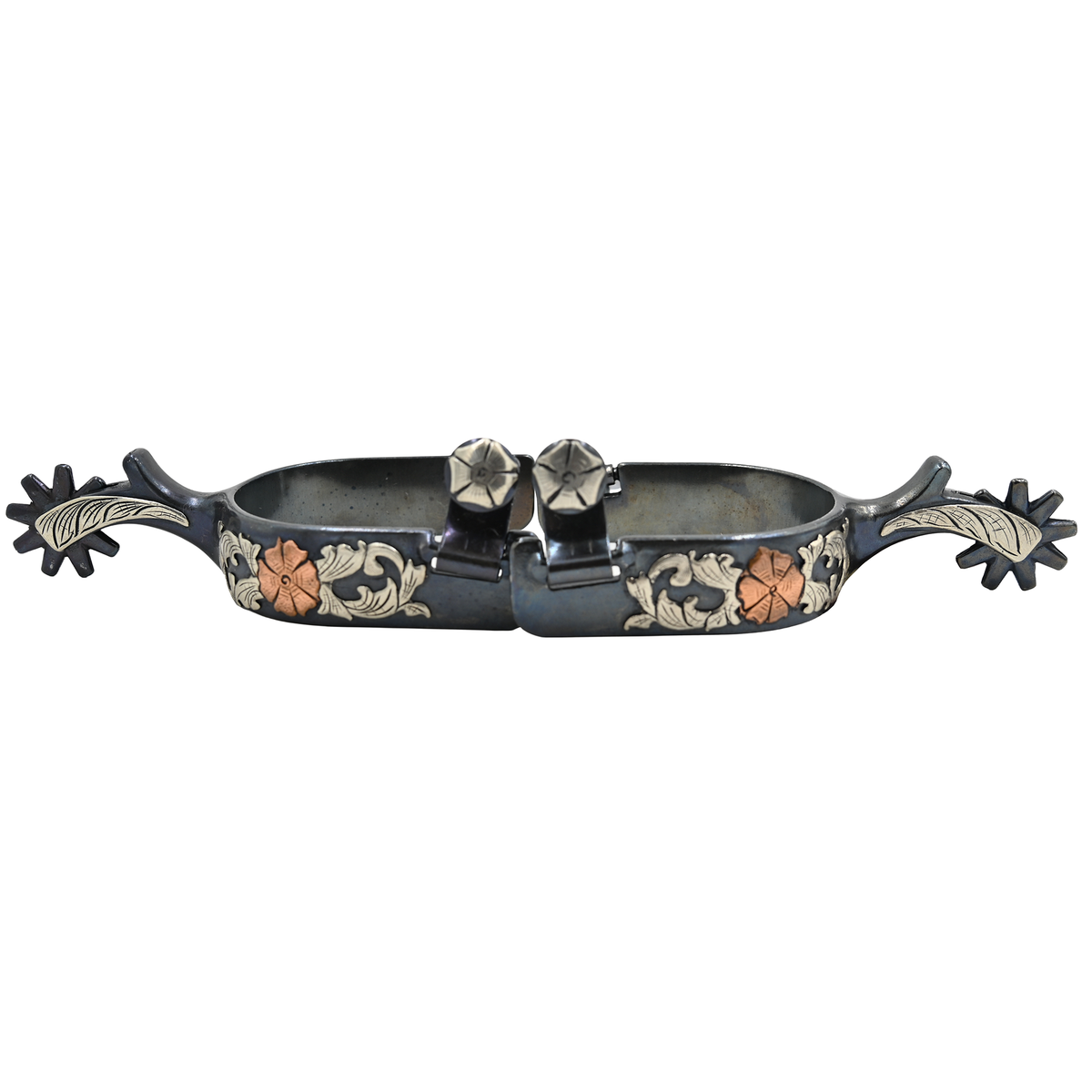 Partrade Cowboy Tack Men's Desert Rose Spurs