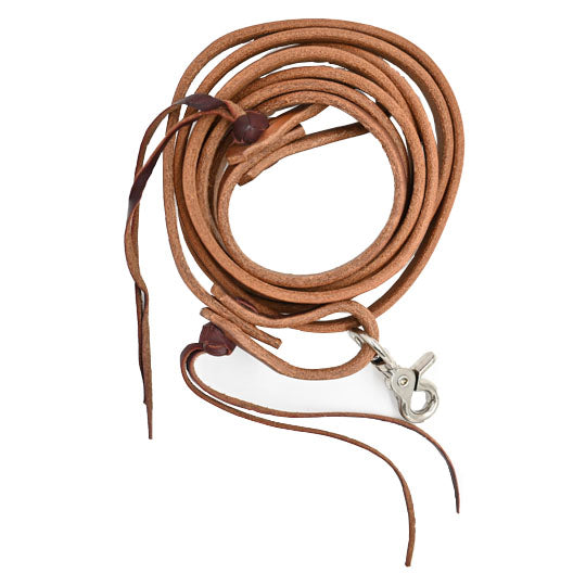 Wildfire Saddlery 1/2" x 8" Cowboy Knot Harness Leather Roping Reins