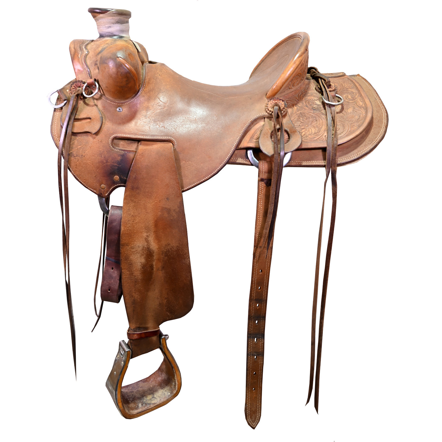 SOLD! Used 16.25" Mortenson by Wes Mastic Ranch Saddle
